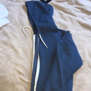 AMERICAN APPAREL DARK BLUE HOODIE JACKET!